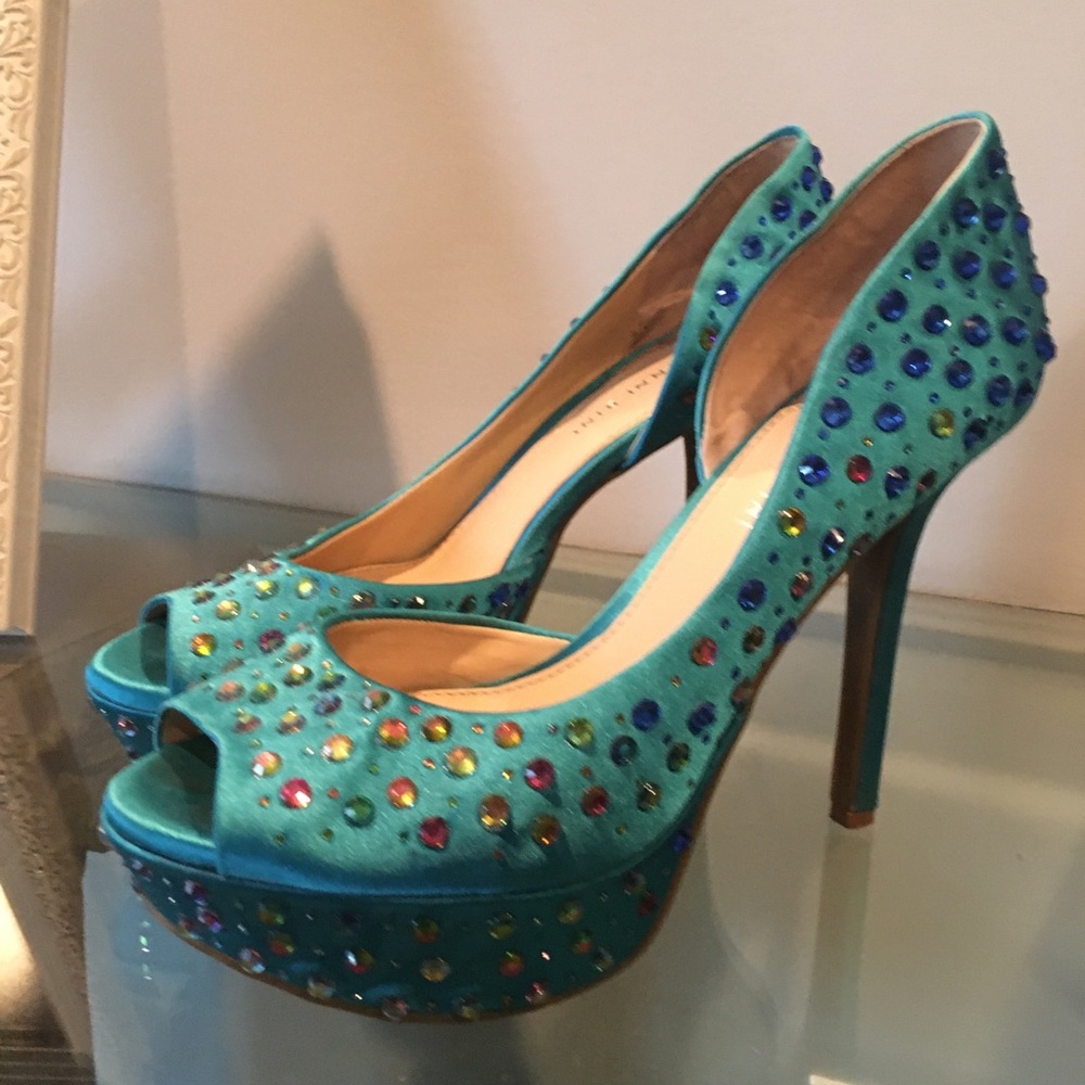 Multi Colored Sequin Pumps by Gianni Bini